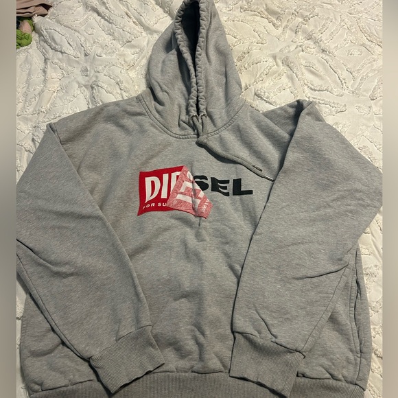 DIESEL HOODIE MENS SIZE LARGE - Picture 1 of 4